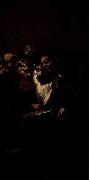 Francisco de Goya Lesende Manner oil painting